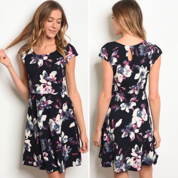 ❗️Last 2! M-L Floral A Line dress - Picture 3 of 5